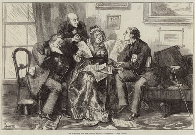 教育委員会の選挙、有権者の投票 作： Frederick Barnard
